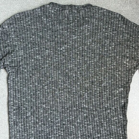 NWT Michael Lauren Judson Oversized Crewneck Bell Sleeve Sweater Dress Grey XS - Picture 7 of 14